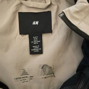 H&M Beige Water-Repellent Jacket